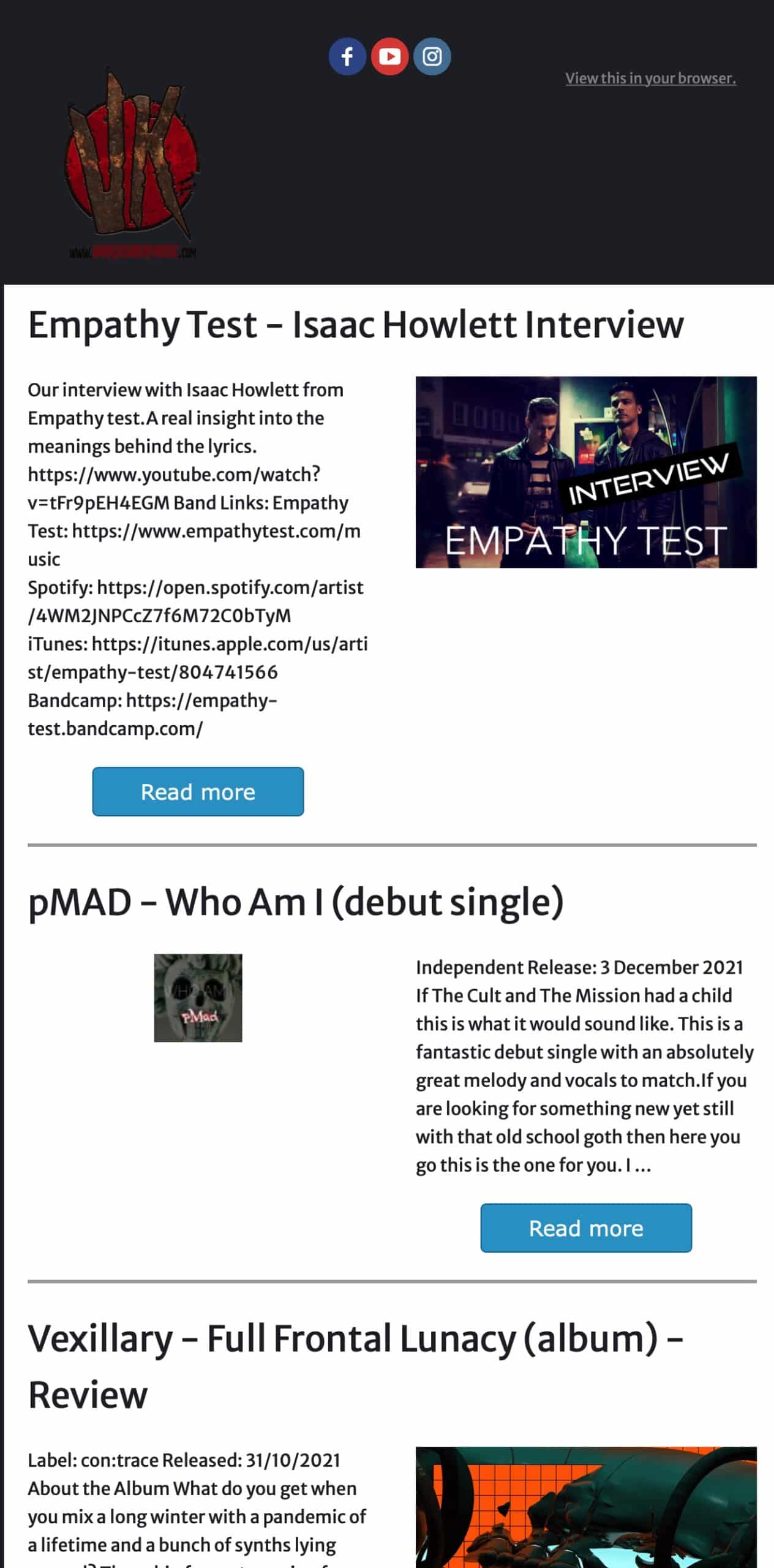 Our Newsletter