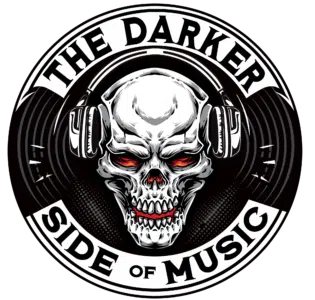 A skull wearing headphones.