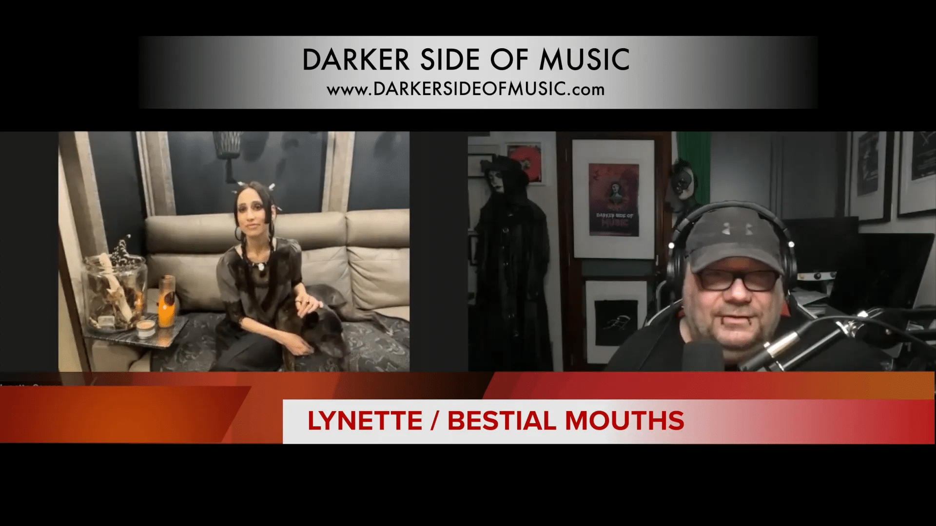 Lynette sharing where fans can find music and merchandise